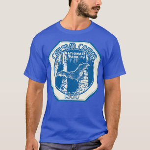 Vintage 1930 Carlsbad Caverns nationalparksresa T Shirt