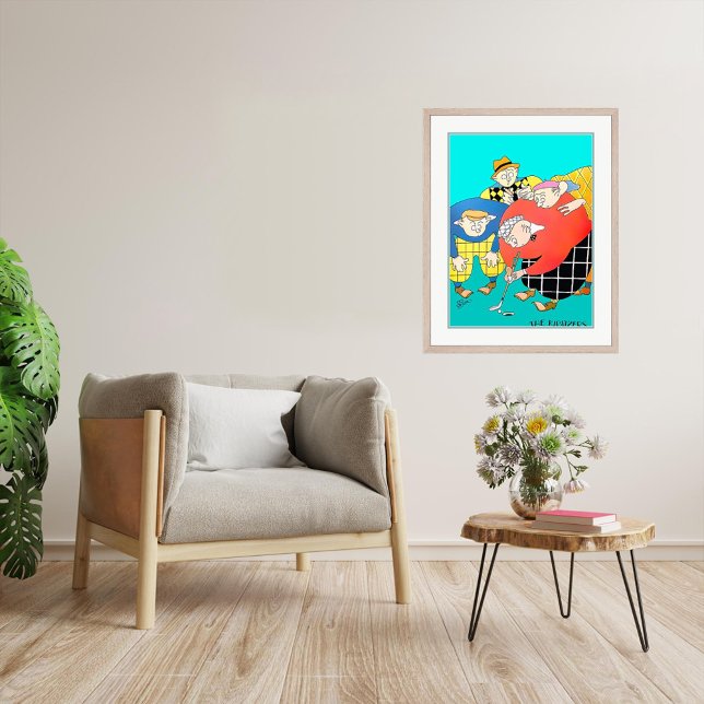 Vintage 1930 Golf-utskrift Poster (Skapare uppladdad)