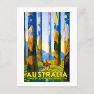 Vintage 1930 Percy Trompf Australian Travel Poste Vykort