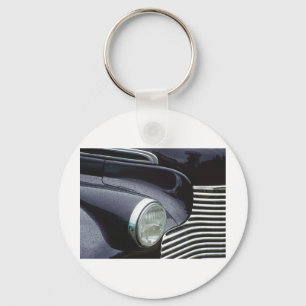 Vintage 1930s - foto av klassiskt bilgaller nyckelring