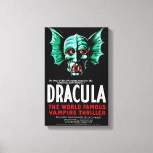 Vintage 1931 Dracula Stretched Kanvastryck