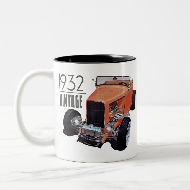 Vintage 1932 Roadster Två-Tonad Mugg (Vänster)