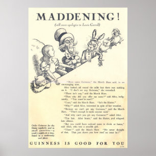 Vintage 1933 och GUINNESS Poster
