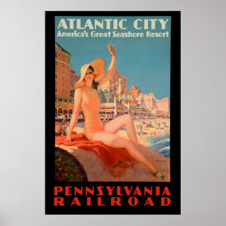 Vintage 1935 - Poster i Atlantstad