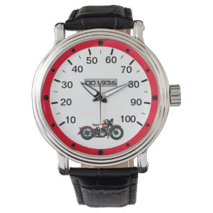 Vintage 1936: Motorcykelns hastighetsmall Armbandsur