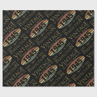 Vintage 1945 80:e födelsedagen presentpapper