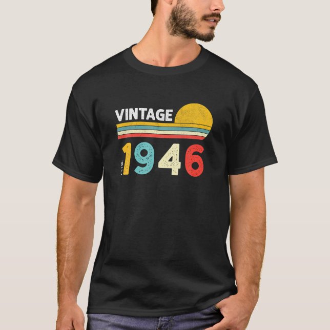 Vintage 1946 t shirt (Framsida)