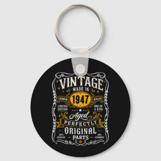 Vintage 1947 80år 80-årspresenter för män 80 nyckelring