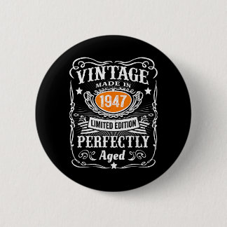 Vintage 1947 Lied Edition 80 år gamla presenter 80 Knapp