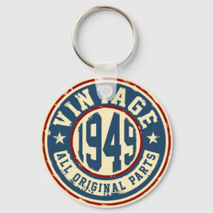 Vintage 1949 Alla originaldelar Nyckelring
