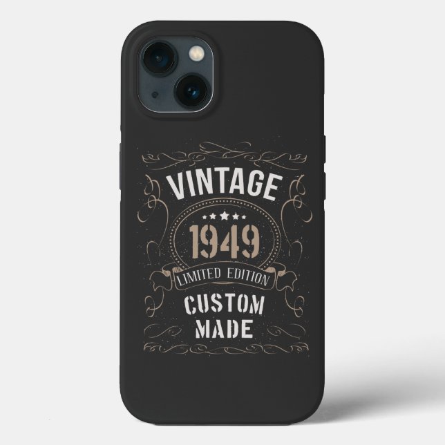 Vintage 1949 Begränsad Edition Anpassningsbar gjor (Baksida)
