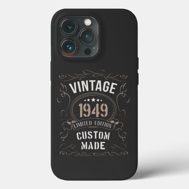 Vintage 1949 Begränsad Edition Anpassningsbar gjor (Baksida )