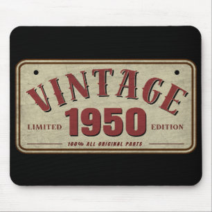 Vintage 1950 Begränsad Upplaga Alla Originaldelar Musmatta