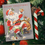 Vintage 1950 Jultomten Helg Vykort<br><div class="desc">1950 Vintage Jultomten</div>