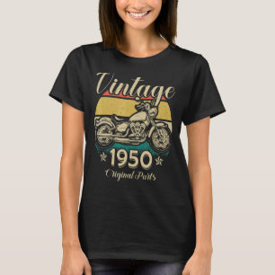 Vintage 1950 Motorcykelförare för originaldelar T Shirt