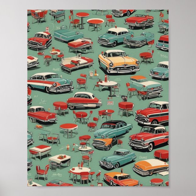 Vintage 1950 poster (Framsidan)