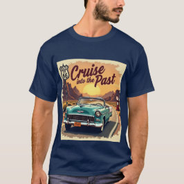 Vintage 1950-talets bildesign t shirt