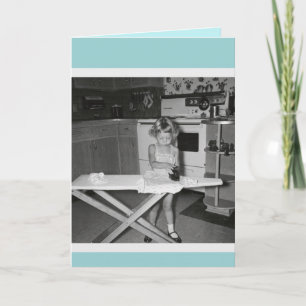 Vintage 1950-talets stävlingskort för flickor kort