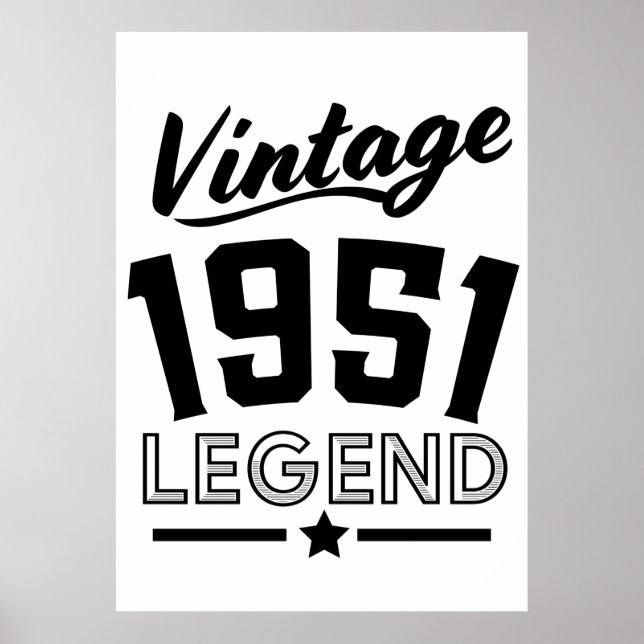 Vintage 1950s poster (Framsidan)