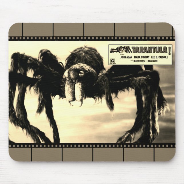 Vintage 1950's Tarantula! Mousepad Musmatta (Framsidan)