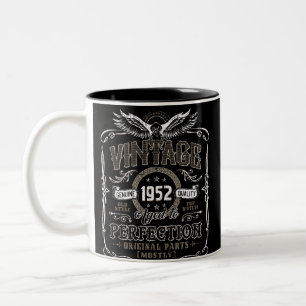 Vintage 1952 Åldras till Perfektion Två-Tonad Mugg