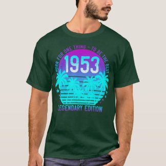 Vintage 1953 68:e födelsedagen Aesthetic Sunset Ha T Shirt