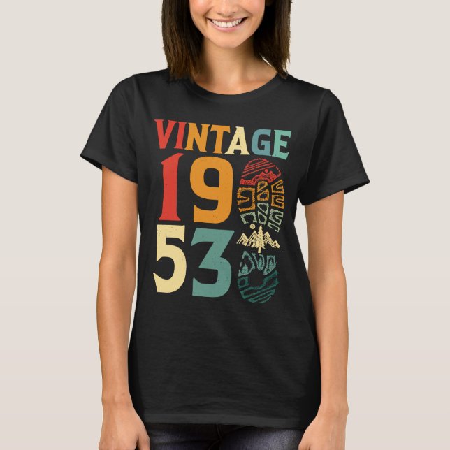 Vintage 1953 69 Ålderskämpning B T Shirt (Framsida)