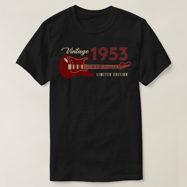 Vintage 1953 Begränsad utgåva T Shirt (Design framsida)