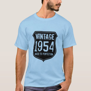 Vintage 1954 åldras till perfekt skjorta för manar t shirt