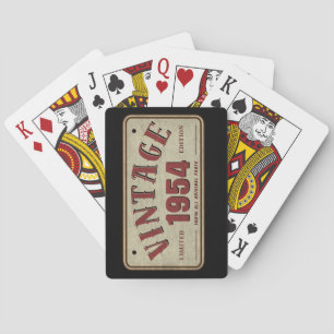 Vintage 1954 Begränsad Upplaga Alla Originaldelar Casinokort