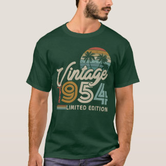 Vintage 1954 Födelsedagspresent 6970 År T Shirt