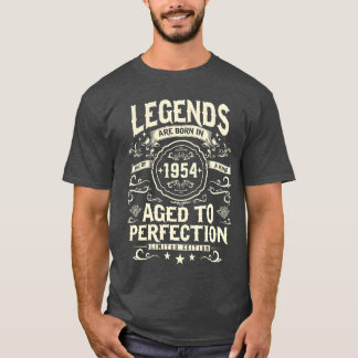 Vintage 1954 Legender födda 6970 år sedan pojke T Shirt