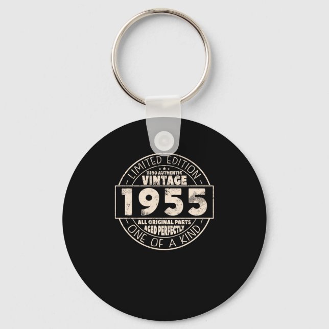Vintage 1955 Fågelgåva Nyckelring (Framsida)