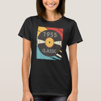 Vintage 1955 Klassiskt födelseår för vinylregistre T Shirt