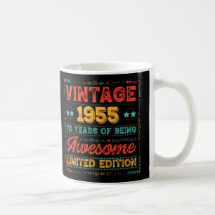 Vintage 1955 made in 1955 70 Birthday 70 Years Kaffemugg