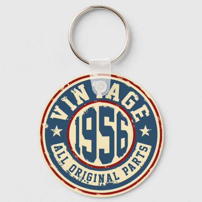 Vintage 1956 Alla originaldelar Nyckelring (Framsida)