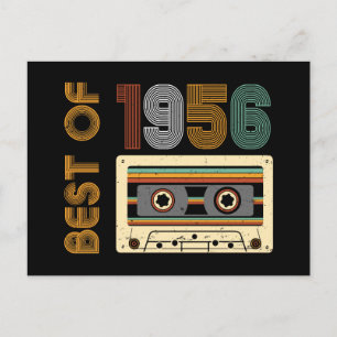 Vintage 1956 Tillverkad 1956 70-årsdag 70 år  Vykort