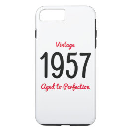 Vintage 1957 Åldrad till perfektion födelsedagspre