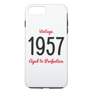 Vintage 1957 Åldrad till perfektion födelsedagspre