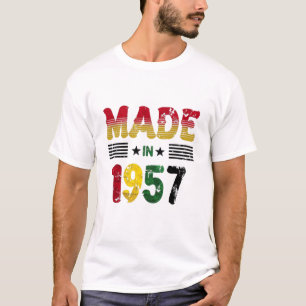 Vintage 1957 Ghana Tee: Retro-Pridet T Shirt
