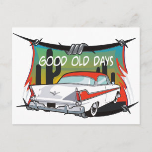 Vintage 1957 Plymouth Vykort