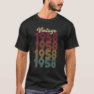 Vintage 1958: 64:e födelsedagspresent t shirt