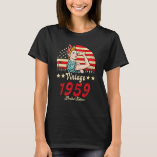 Vintage 1959 1959 63 B Dag 63 år gammal T Shirt