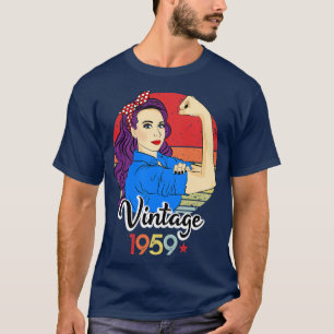Vintage 1959 62:a födelsedagen 62 år gammal född I T Shirt