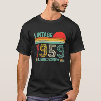 Vintage 1959 67th Birthday Decorations Men Women T Shirt
