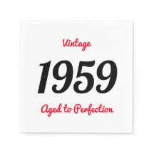 Vintage 1959 Åldras till Perfektion 60 Födelsedags