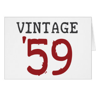 Vintage 1959 hälsningskort