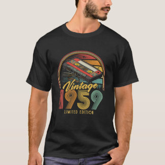 Vintage 1959 Retro Cassette 1959 67th Birthday 67 T Shirt