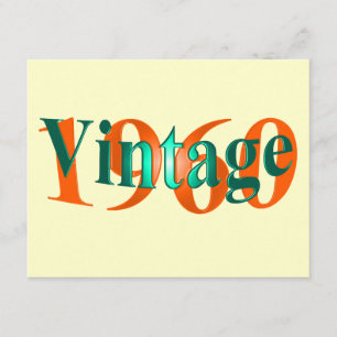 Vintage 1960 kort