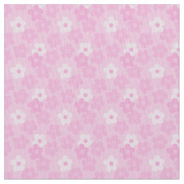 vintage 1960s pink floral print pattern tyg